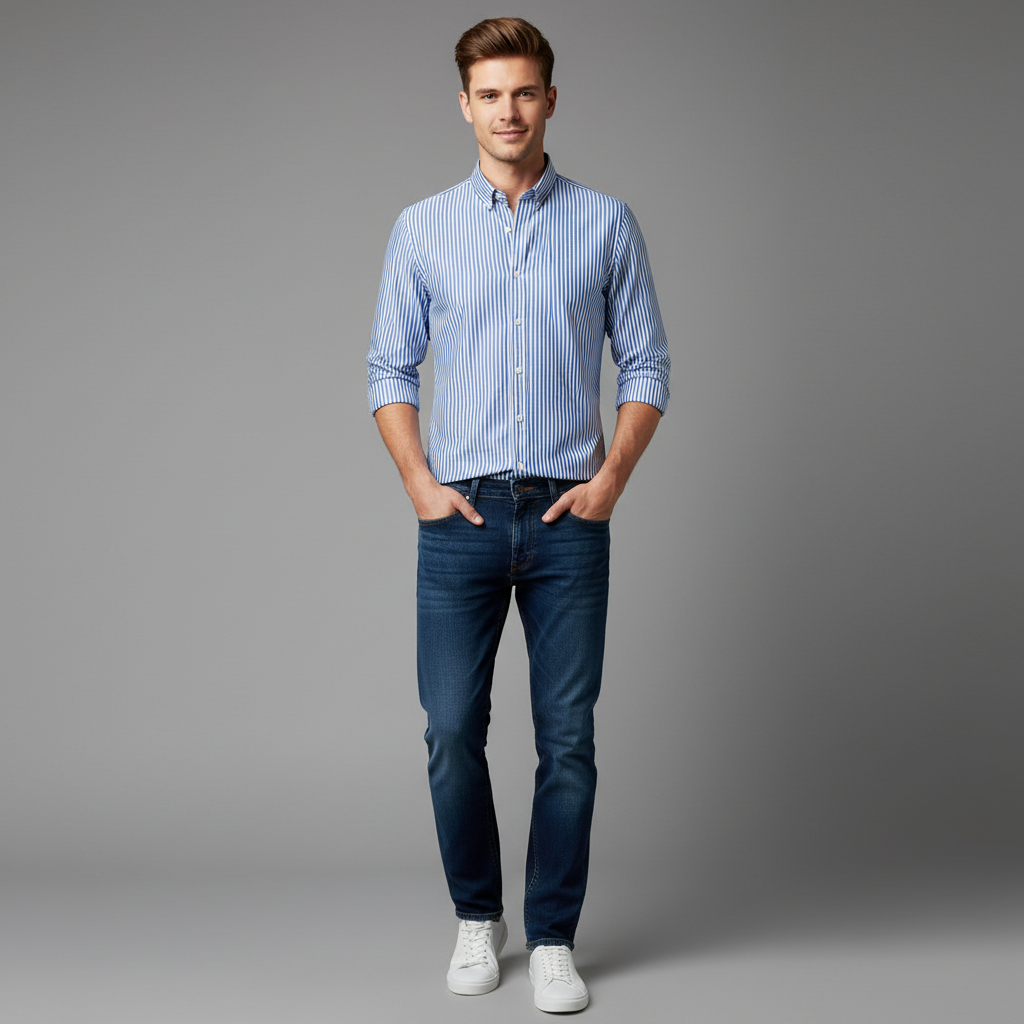 Antonio Striped Shirt | Men's Dress Shirt