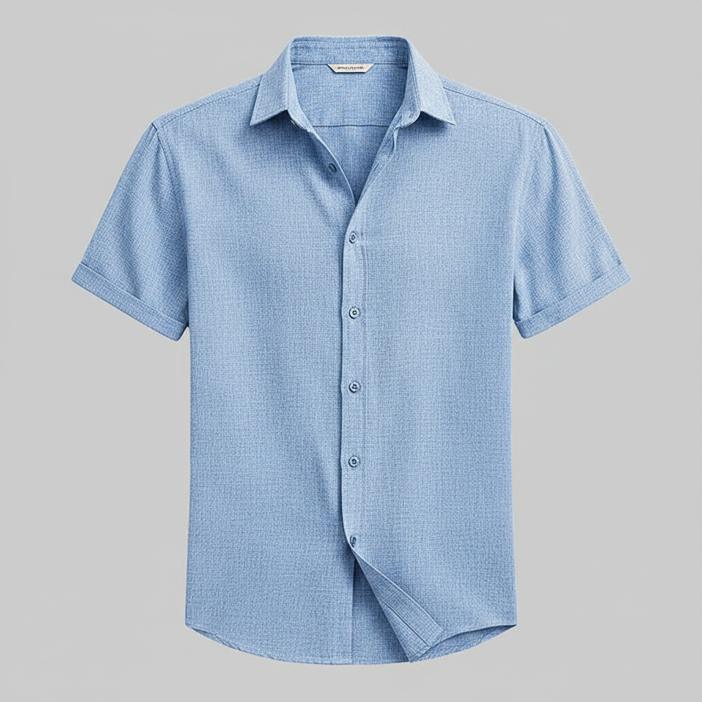 Men's Summer Casual Shirt | Lightweight Short Sleeve Leisurewear