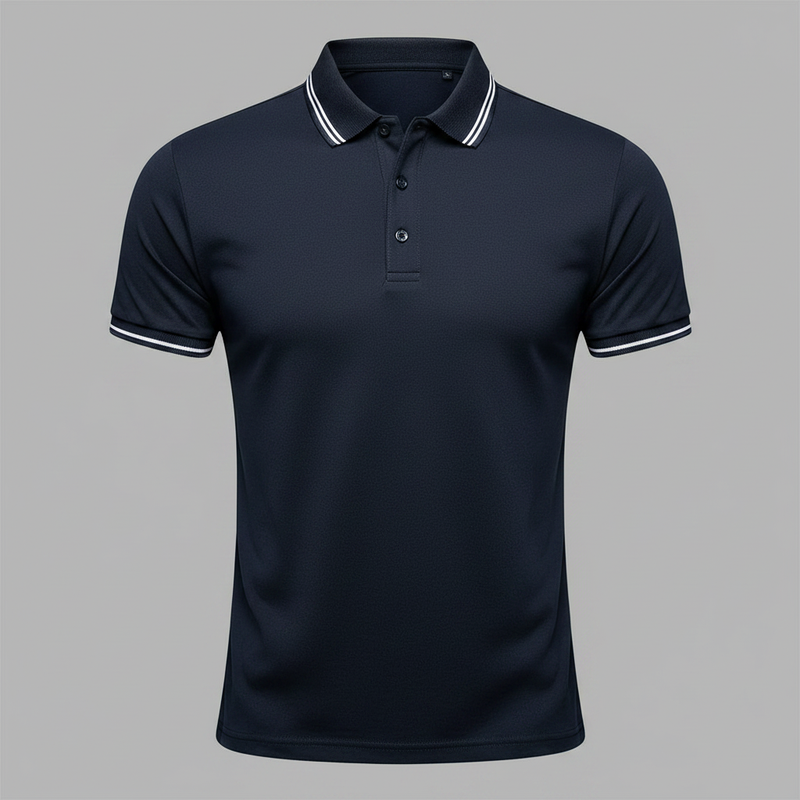 Elegant Men's Polo Shirt | Classic Fit Casual Wear