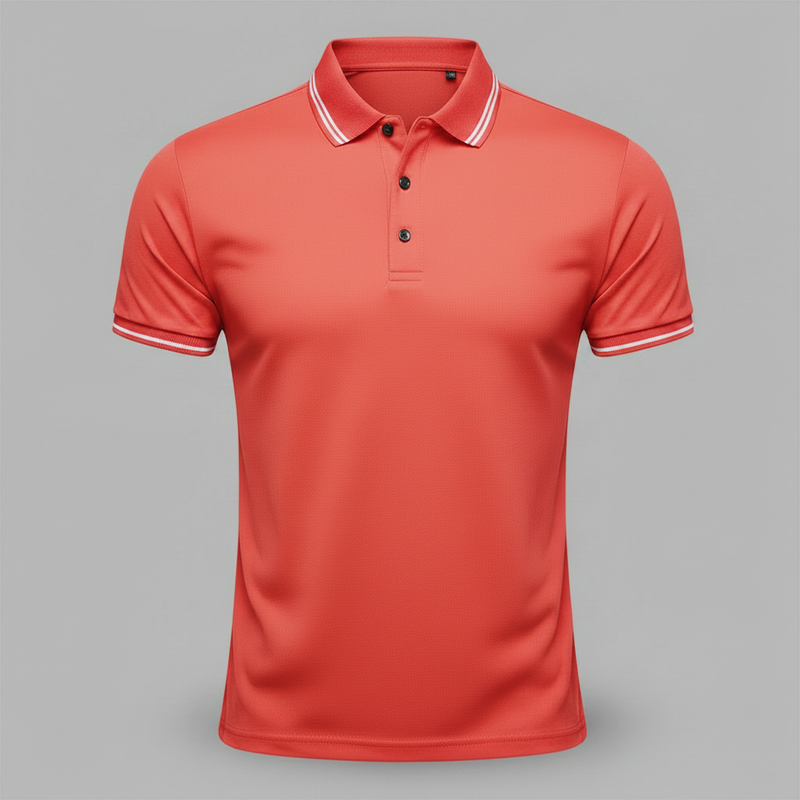 Elegant Men's Polo Shirt | Classic Fit Casual Wear