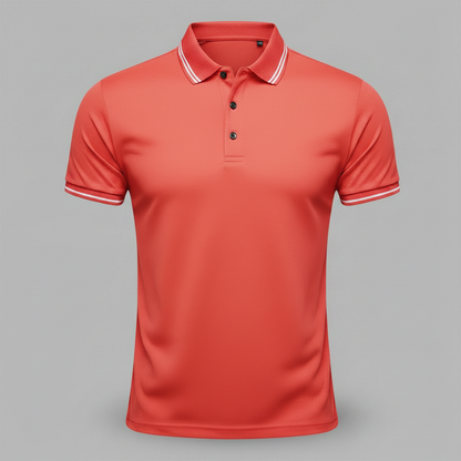 Elegant Men's Polo Shirt | Classic Fit Casual Wear
