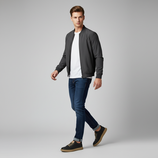 Men's Leather Sneakers | Stylish Comfort Trainers