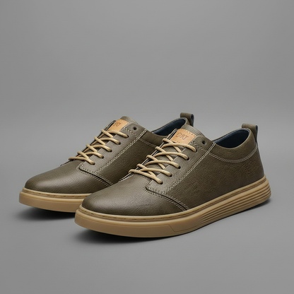 Men's Leather Sneakers | Stylish Comfort Trainers