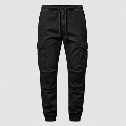 Men's Tactical Cargo Pants | Black Utility Trousers