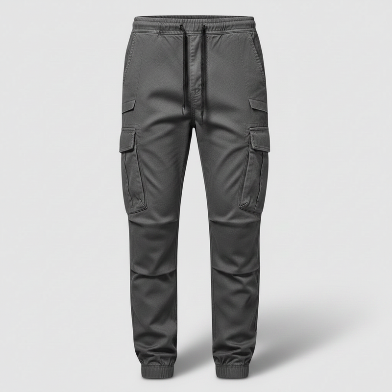 Men's Tactical Cargo Pants | Black Utility Trousers