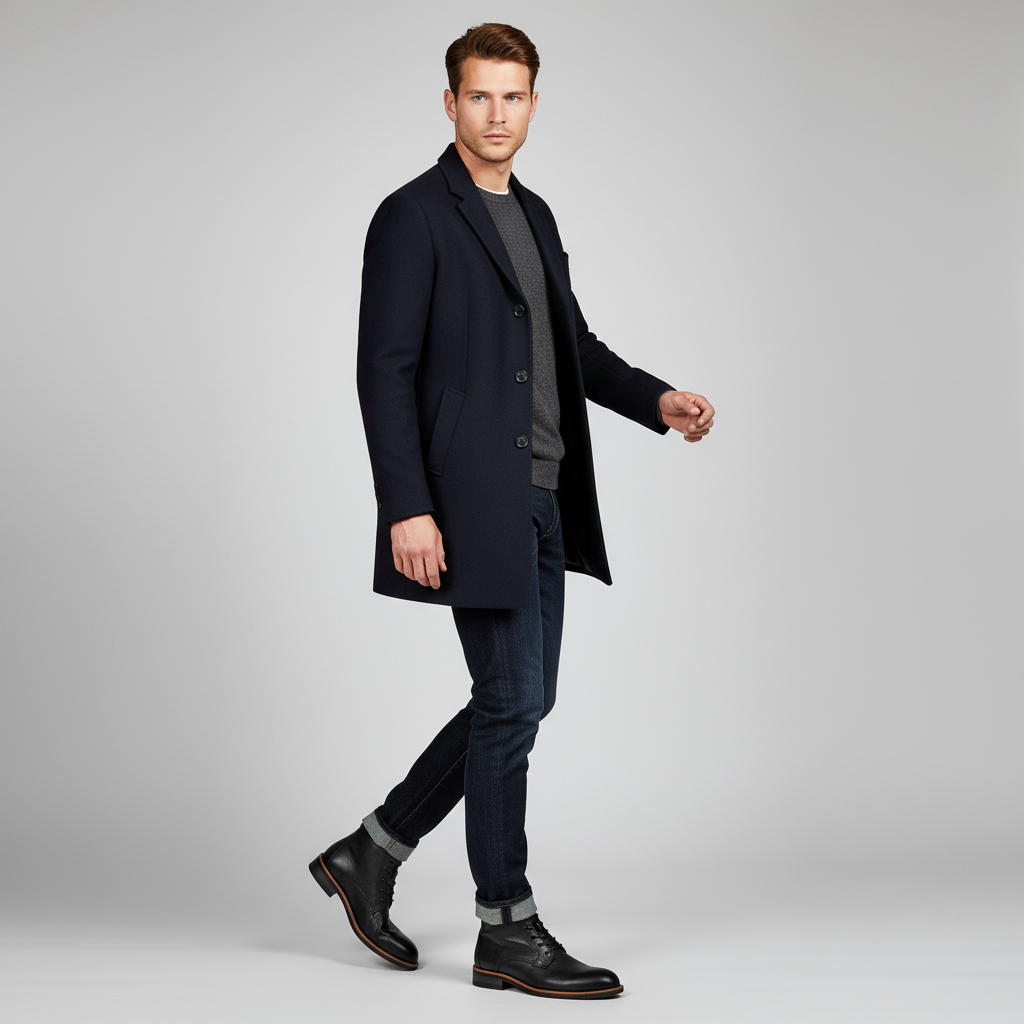 Retro Leather Boots | Men's Classic Footwear