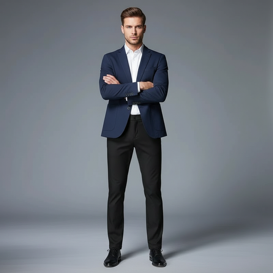 Saul | Men's Slim Fit Stretch Trousers, Mens Chinos